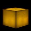 10x10x8 Flameless Extra Large Square Pillar Candle Ivory