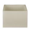 10x10x9 Flameless Extra Large Square Pillar Candle Ivory