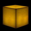 10x10x9 Flameless Extra Large Square Pillar Candle Ivory