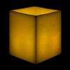 10x10x11 Flameless Extra Large Square Pillar Candle Ivory