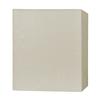 10x10x12 Flameless Extra Large Square Pillar Candle Ivory