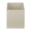 10x10x14 Flameless Extra Large Square Pillar Candle Ivory