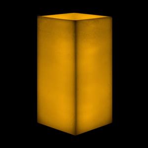 10x10x16 Flameless Extra Large Square Pillar Candle Ivory