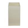 10x10x19 Flameless Extra Large Square Pillar Candle Ivory