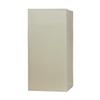 10x10x21 Flameless Extra Large Square Pillar Candle Ivory