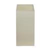 10x10x22 Flameless Extra Large Square Pillar Candle Ivory