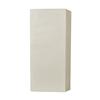 10x10x23 Flameless Extra Large Square Pillar Candle Ivory