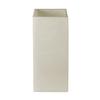 10x10x23 Flameless Extra Large Square Pillar Candle Ivory
