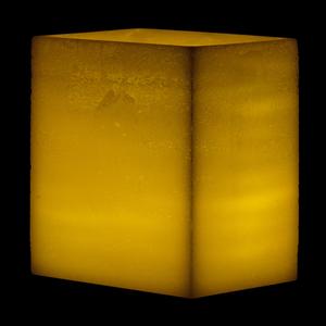 5x7x7 Flameless Large Wide Pillar Candles Ivory