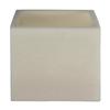 5x7x7 Flameless Large Wide Pillar Candles Ivory