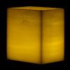 5x7x7 Flameless Large Wide Pillar Candles Ivory