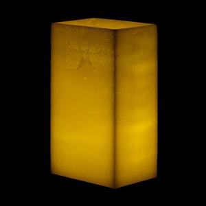5x7x11 Flameless Large Wide Pillar Candles Ivory