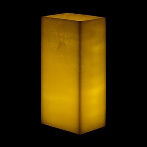 5x7x13 Flameless Large Wide Pillar Candles Ivory