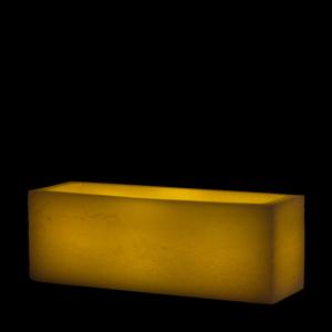 5x15x6 Flameless Extra Large Wide Pillar Candles Ivory