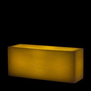 5x15x7 Flameless Extra Large Wide Pillar Candles Ivory