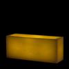 5x15x7 Flameless Extra Large Wide Pillar Candles Ivory