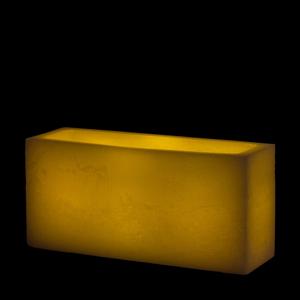 5x15x8 Flameless Extra Large Wide Pillar Candles Ivory