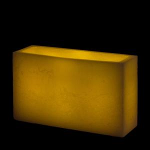 5x15x10 Flameless Extra Large Wide Pillar Candles Ivory
