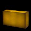 5x15x10 Flameless Extra Large Wide Pillar Candles Ivory