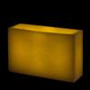5x15x11 Flameless Extra Large Wide Pillar Candles Ivory