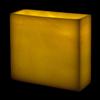 5x15x15 Flameless Extra Large Wide Pillar Candles Ivory