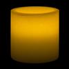 2.75x3 Ivory Round LED Flameless Candles