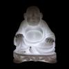 Handmade Hollow Buddha Wax Luminary Art Sculpture