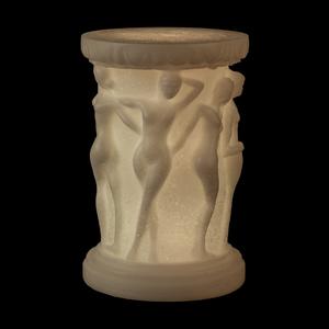 Handmade Hollow Venus Goddess of Love Wax Luminary Art Sculpture