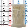 Handmade Hollow Venus Goddess of Love Wax Luminary Art Sculpture