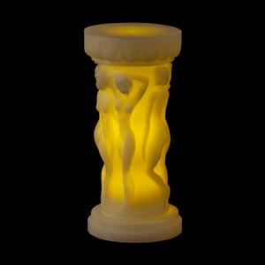 Handmade Hollow Women Figure Wax Luminary Art Sculpture