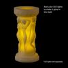 Handmade Hollow Women Figure Wax Luminary Art Sculpture