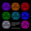 Handmade Hollow Happy Face Emoji Wax Luminary Art Sculpture