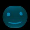 Handmade Hollow Happy Face Emoji Wax Luminary Art Sculpture
