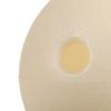 Handmade Hollow Happy Face Emoji Wax Luminary Art Sculpture
