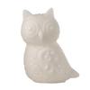 Handmade Hollow Owl Wax Luminary Art Sculpture