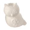 Handmade Hollow Owl Wax Luminary Art Sculpture