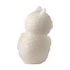 Handmade Hollow Owl Wax Luminary Art Sculpture