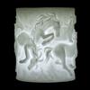 Handmade Hollow Galloping Horses Wax Luminary Art Sculpture