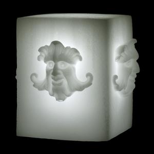 Handmade Hollow God of Wind Wax Luminary Art Sculpture