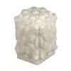 Handmade Hollow Venetian Floral Wax Luminary Art Sculpture