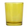 Light Yellow Glass Votive Candle Holder
