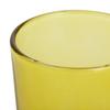 Light Yellow Glass Votive Candle Holder