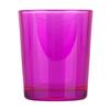 Hot Pink Glass Votive Candle Holder