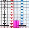 Hot Pink Glass Votive Candle Holder