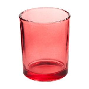 Pink Grapefruit Glass Votive Candle Holder