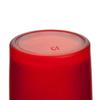 Frosted Red Glass Votive Cup