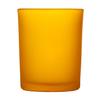 Frosted Yellow Glass Votive Cup