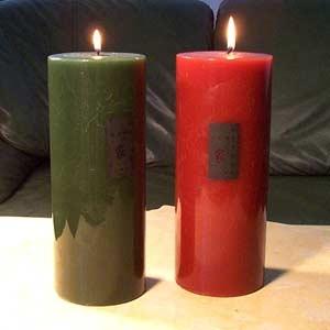 Small Roadhouse Enclosed Candle Holder - Amber Glass Road House