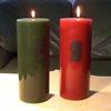 Small Roadhouse Enclosed Candle Holder - Amber Glass Road House