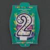 Colorful Birthday Candle - Number 2 - Polka Dot Number Cake Toppers